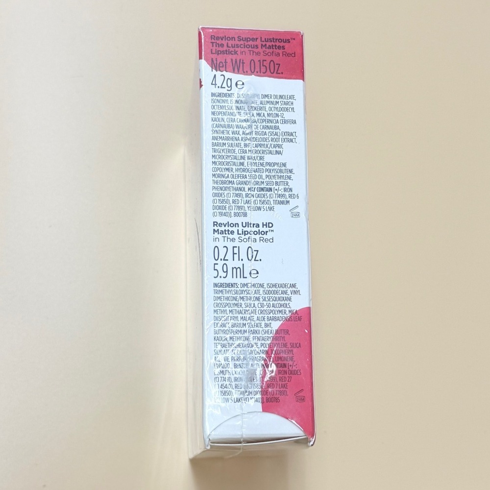 Revlon X Sofia Carson The Sofia Reds Lip & Nail Kit Limited Edition New Sealed - Picture 4 of 5